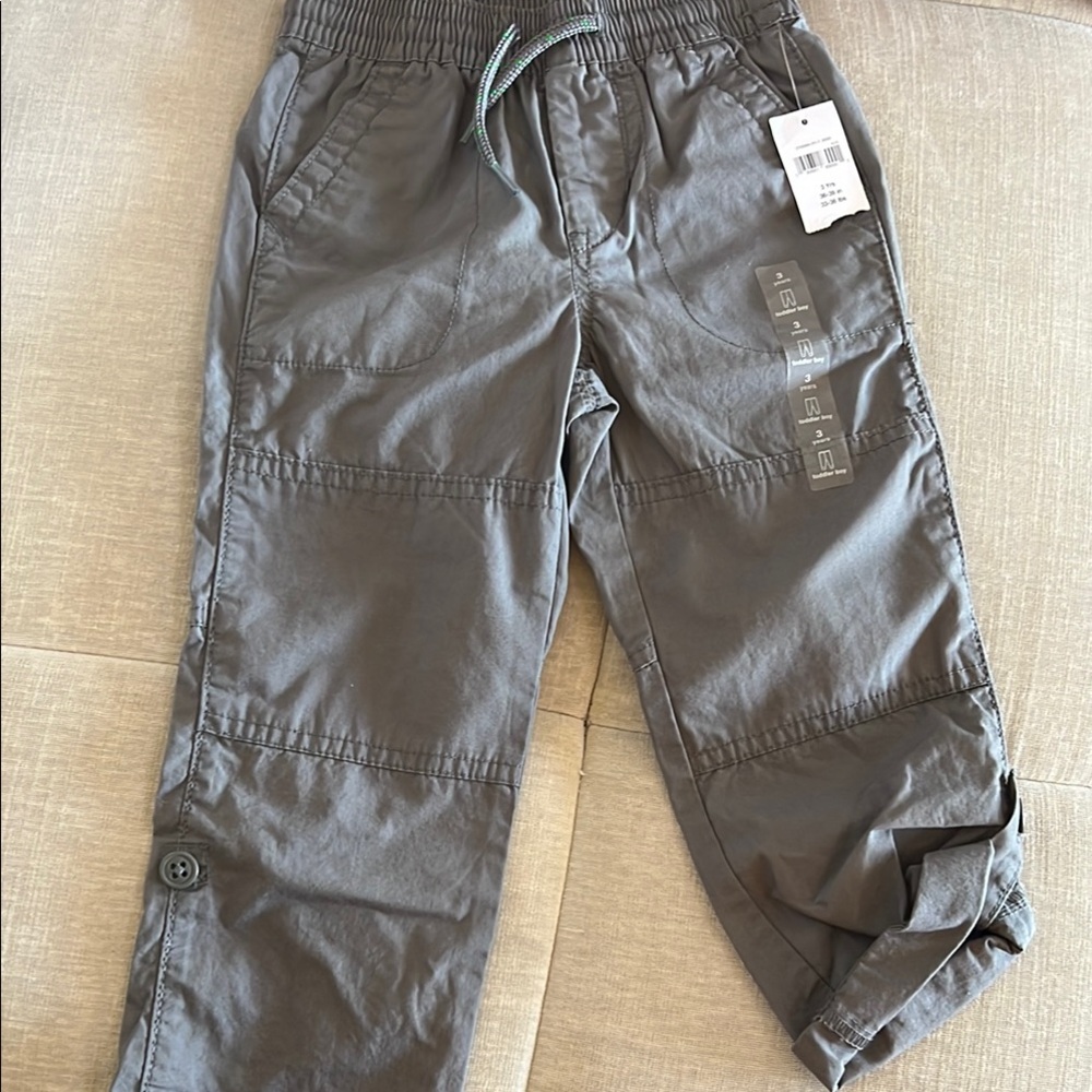 GAP Gray Casual Cargo Pants with Reinforced Knees
